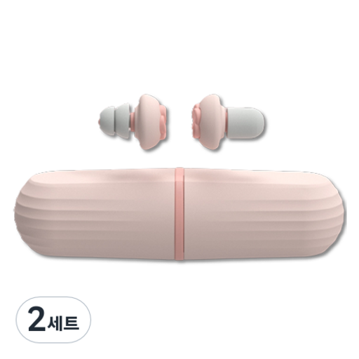 스카위즈 아이디어폼 꽃잎 이어플러그 세트 연핑크