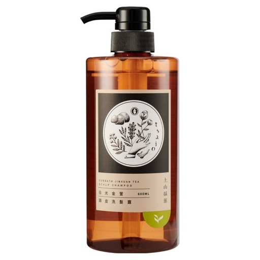 tsaio 上山採藥 頭皮洗髮露 日光金萱, 1瓶, 600ml