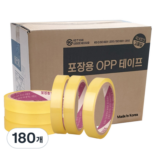 에타 국산 투명 포장 테이프 16mm x 30m