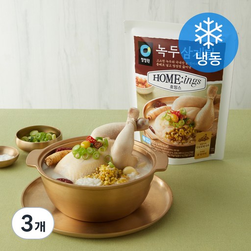 청정원 호밍스 녹두 삼계탕 (냉동)