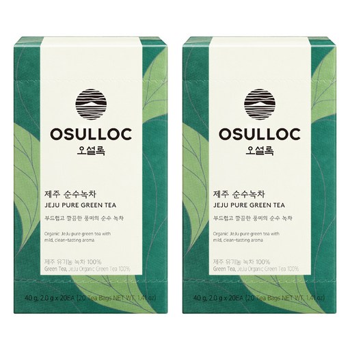 오설록 제주 순수 녹차 티백