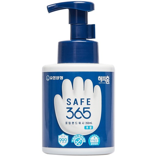 해피홈 SAFE 365 포밍핸드워시 무향