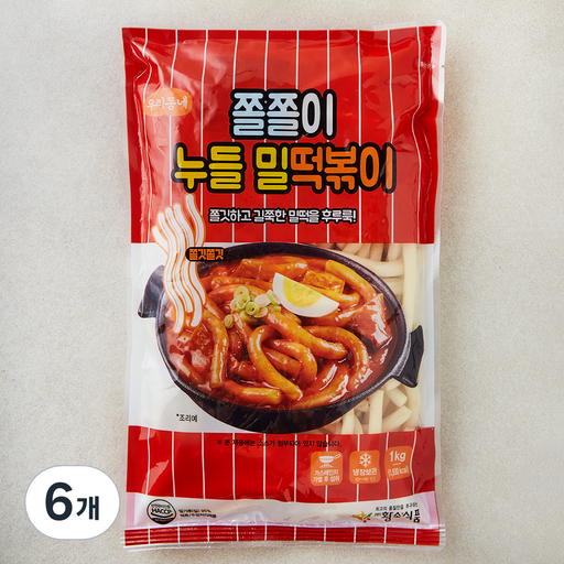 황소식품 우리동네 쫄쫄이 누들 밀떡볶이