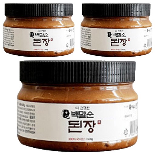 백말순등겨장 더 건강한 백말순 된장