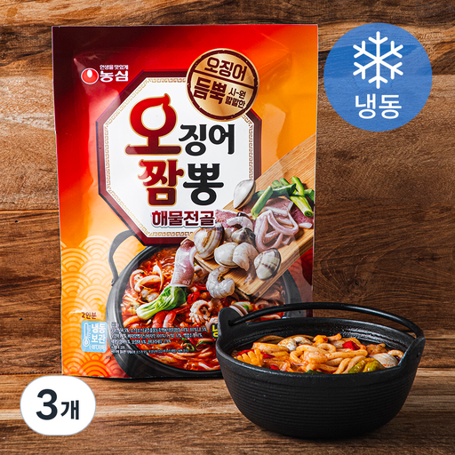 농심 오징어짬뽕 해물전골 밀키트 2인분 (냉동)