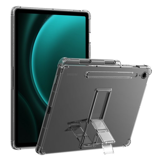 아라리 플렉실드SP S펜 수납 4단 각도 거치대 케이스 클리어, 1개