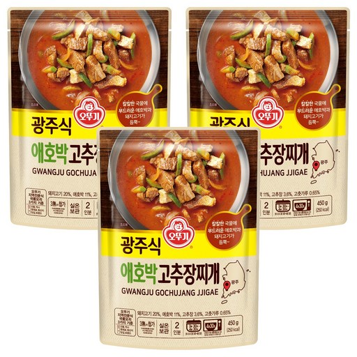 오뚜기 광주식 애호박 고추장찌개
