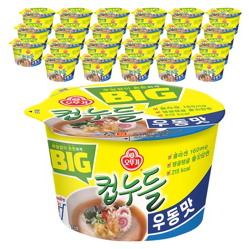 오뚜기 빅컵누들 우동맛 61.5g