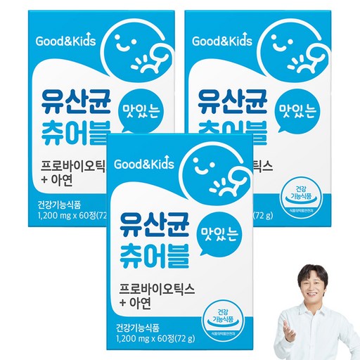 굿앤키즈 맛있는 유산균 츄어블