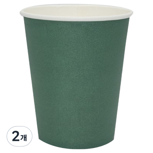 스완 일회용 카페용기 그린 84mm 384ml