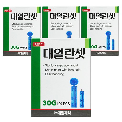 대일제약 란셋 일회용 채혈침 30G