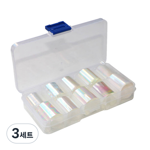투명 오로라 네일 필름 10종 세트 KE_01_04