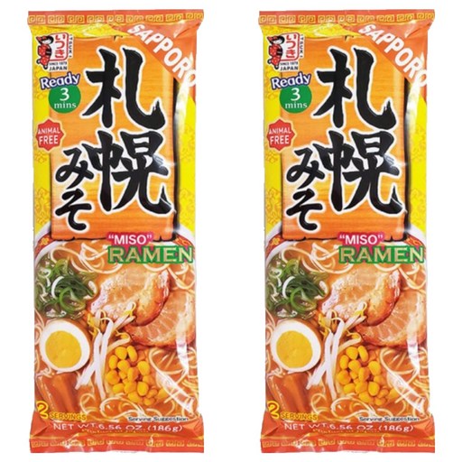 이쯔키 삿포로풍 미소 라멘 2인분 186g