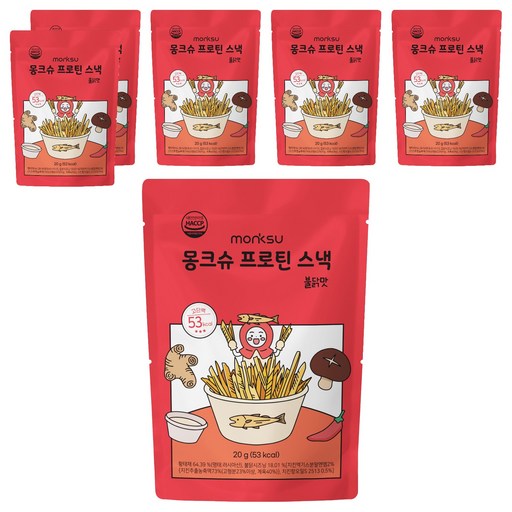 몽크슈 프로틴 스낵 불닭맛
