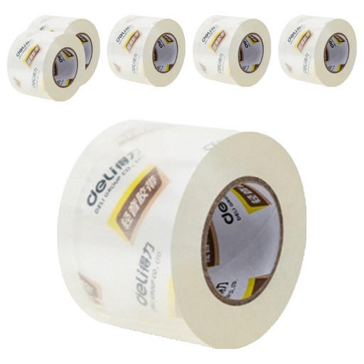 델리 소형 무소음 박스테이프 리필 48mm x 40m