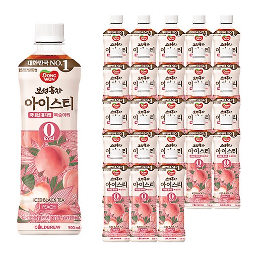 동원보성홍차 아이스티 제로 복숭아