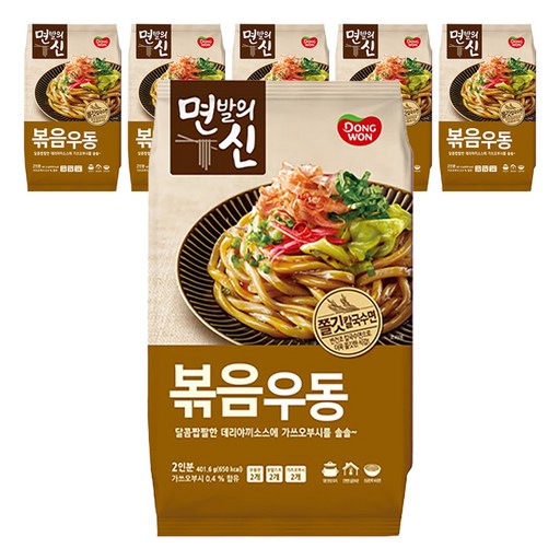 동원 면발의신 볶음우동 2인분