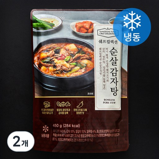 신세계푸드 쉐프컬렉션 순살 감자탕 (냉동)