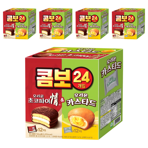 오리온 콤보 초코파이 정 + 카스타드