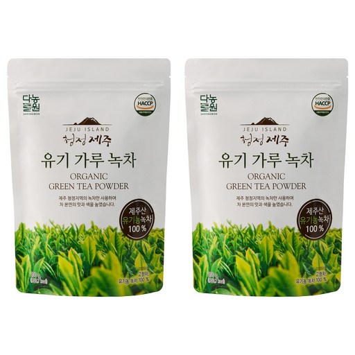 다농원 청정제주 유기 가루 녹차