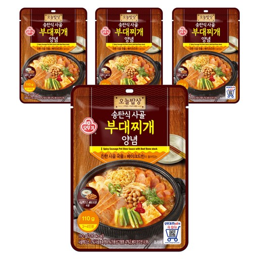 오뚜기 오늘밥상 송탄식 사골 부대찌개 양념