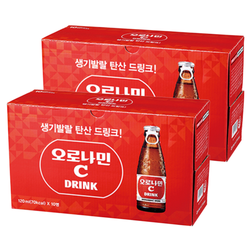 오로나민씨 탄산 드링크