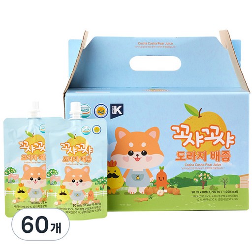 꼬샤꼬샤 도라지 배즙 스파우트형