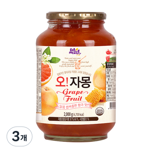 다미즐 오 자몽 과일청