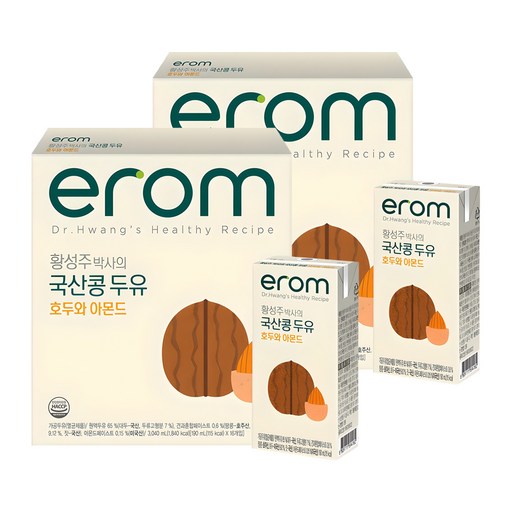 이롬 황성주박사의 국산콩 두유 호두와 아몬드