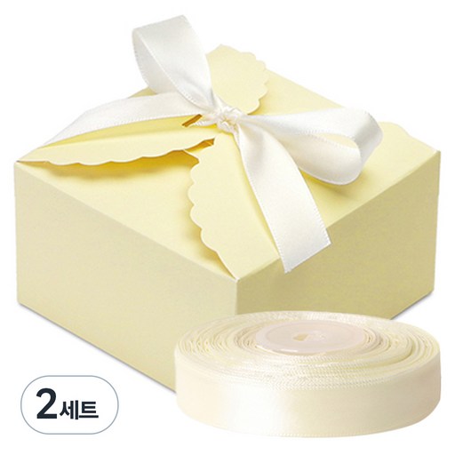 인디케이 레이스 상자 50p + 공단리본 22m