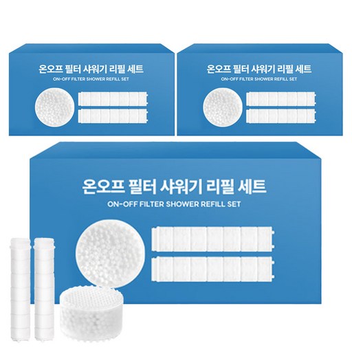 네이쳐리빙 마카롱 필터샤워기 리필 세트