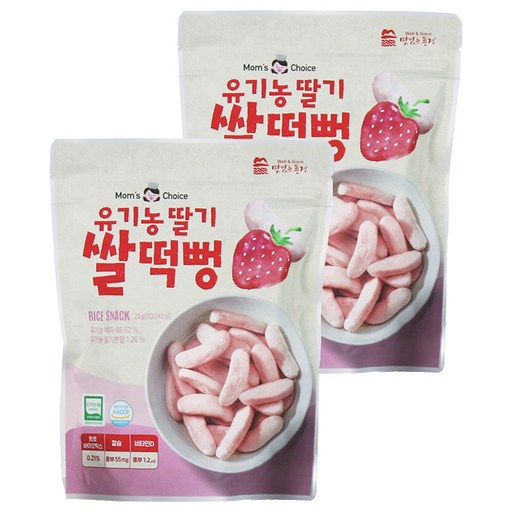 맛있는풍경 유기농 딸기 쌀떡뻥