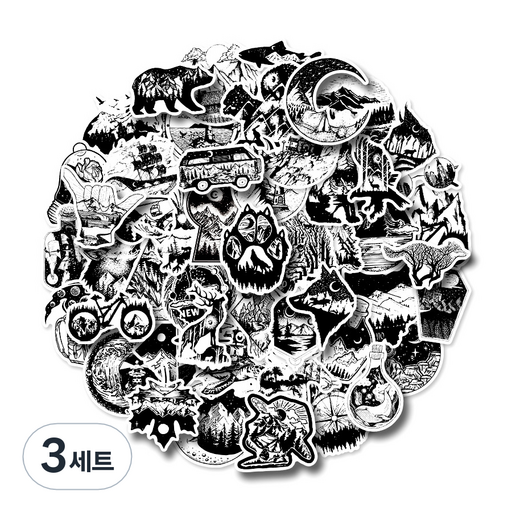 어리마켓 노트북 꾸미기 감성 팬시 스티커 세트 타입 8