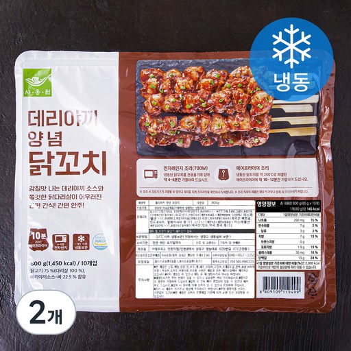 사옹원 데리야끼 양념 닭꼬치 (냉동)