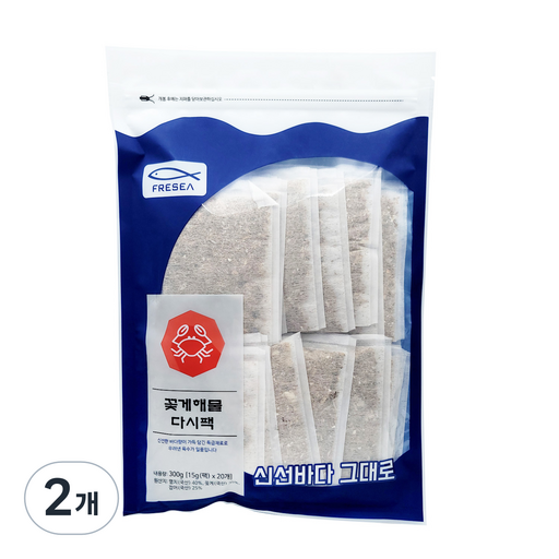 프레씨 꽃게 해물다시팩 15g*20팩