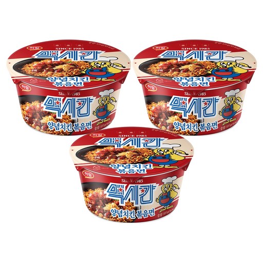 맥시칸 하림 양념치킨 볶음면 127g