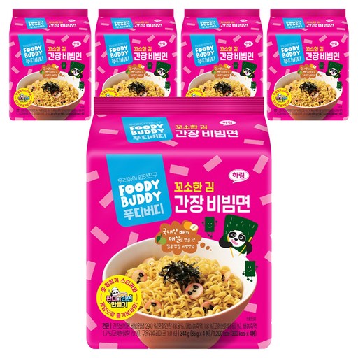 푸디버디 간장 비빔면 86g