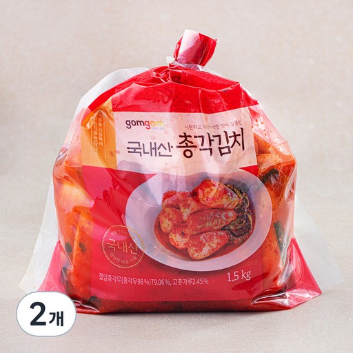곰곰 국내산 총각 김치