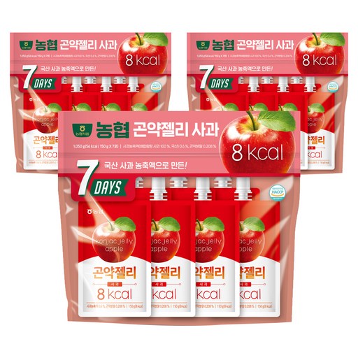 농협 곤약젤리 사과 7개입
