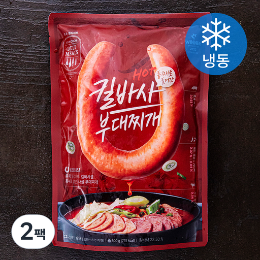 존쿡델리미트 킬바사 부대찌개 (냉동)