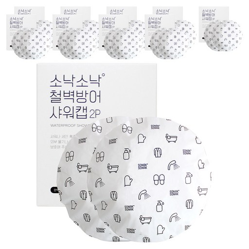소낙소낙 철벽방어 샤워캡 26 x 26 x 0.5 cm