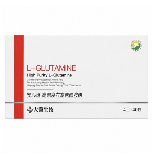 大醫生技 安心遼 高濃度左旋麩醯胺酸 40包, 400g, 1盒