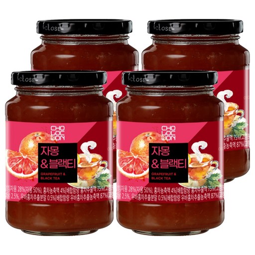 초록원 자몽 블랙티