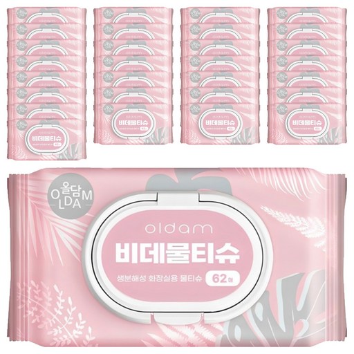 [비건라이프] 올담 오리지널 비데물티슈 캡형
