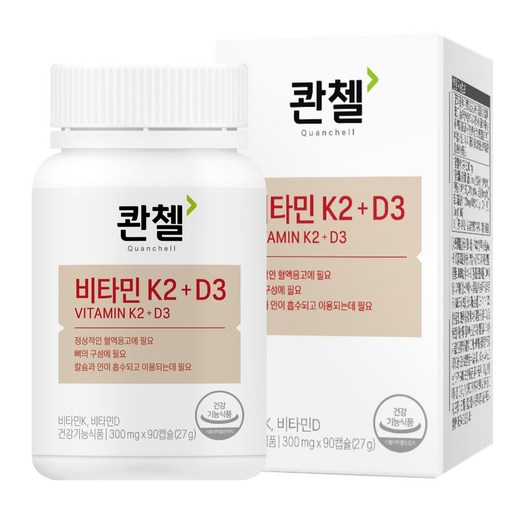 콴첼 비타민 K2 + D3