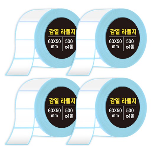 다다 감열라벨지 500매 60*50mm