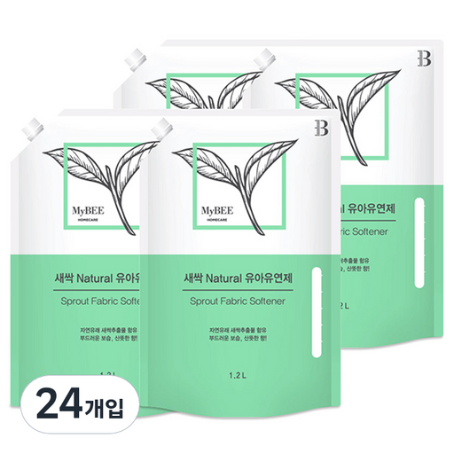 마이비 새싹 내추럴 유아유연제 리필형