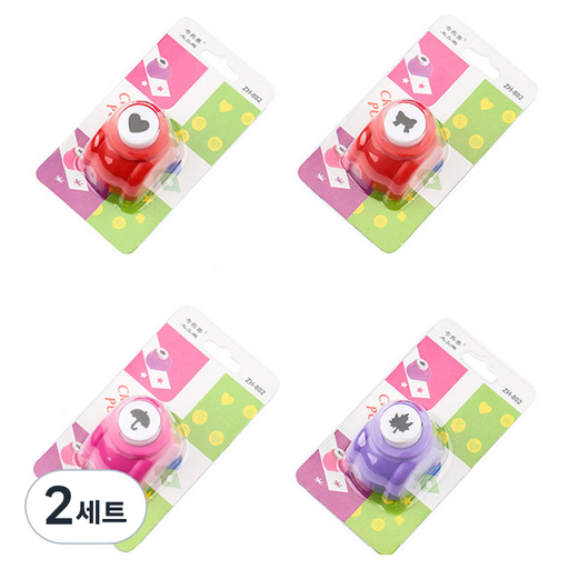 알로데 다꾸 데코 모양 펀치 4종 세트