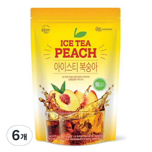 복음자리 복숭아 아이스티 파우더