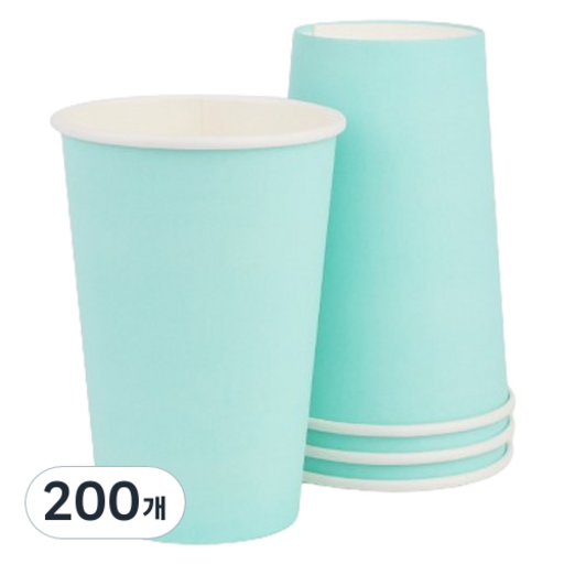 투고팩 종이컵 390ml 민트